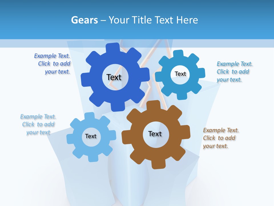 Square Anniversary Card PowerPoint Template