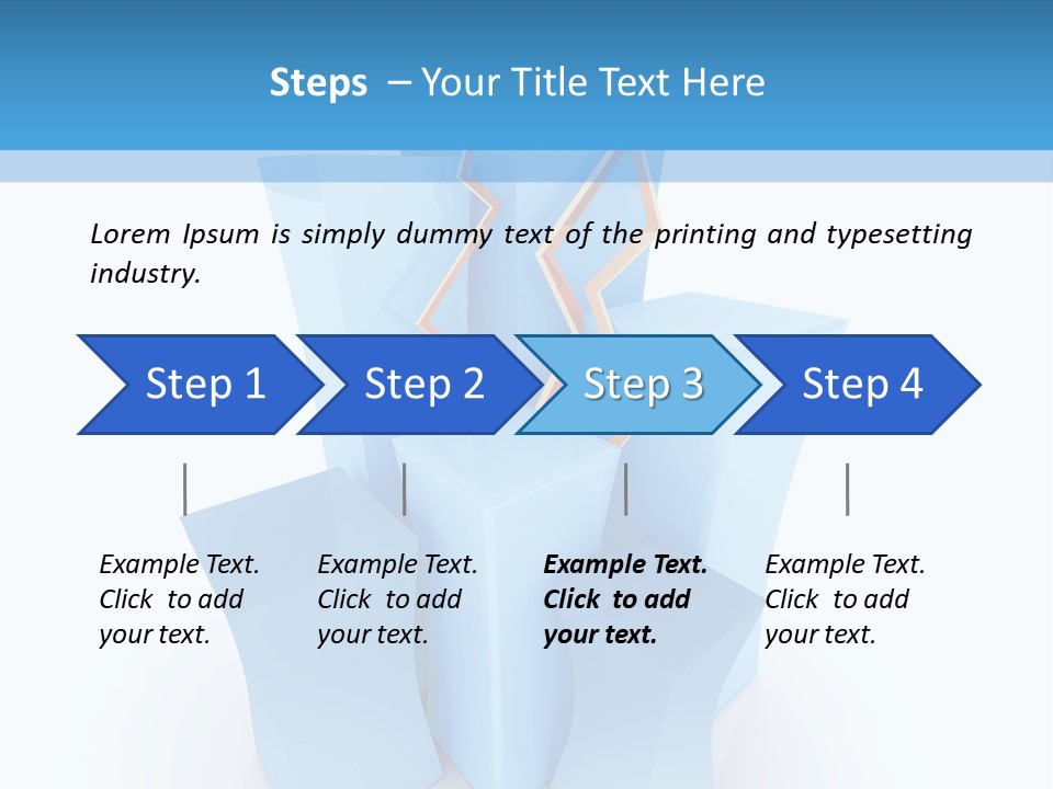 Square Anniversary Card PowerPoint Template