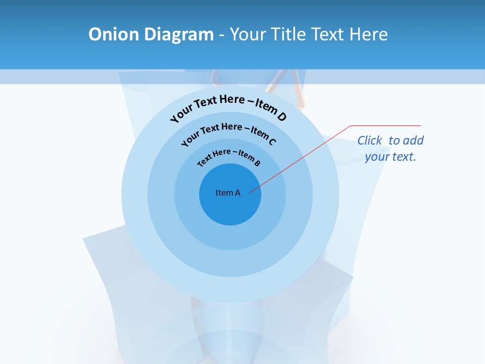 Square Anniversary Card PowerPoint Template