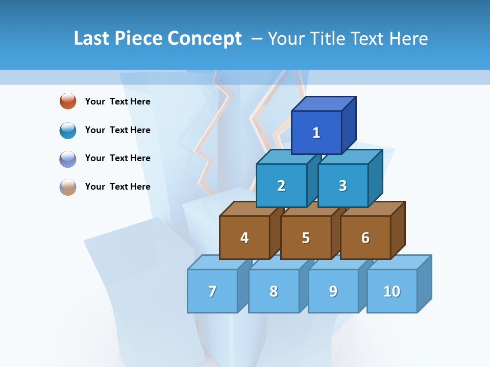 Square Anniversary Card PowerPoint Template