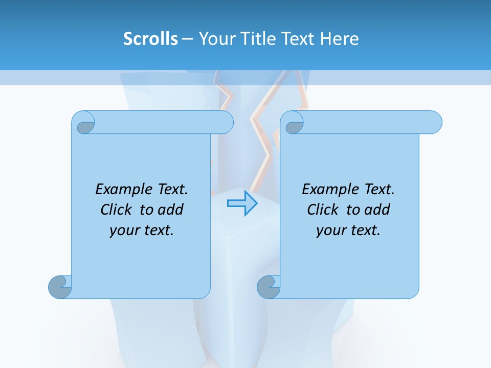 Square Anniversary Card PowerPoint Template