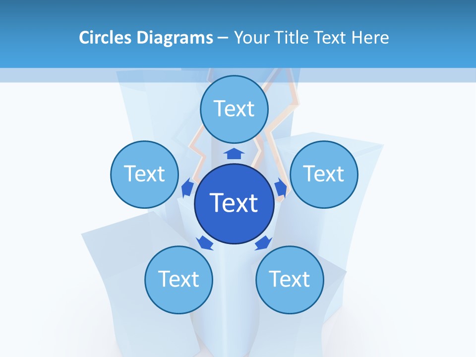 Square Anniversary Card PowerPoint Template