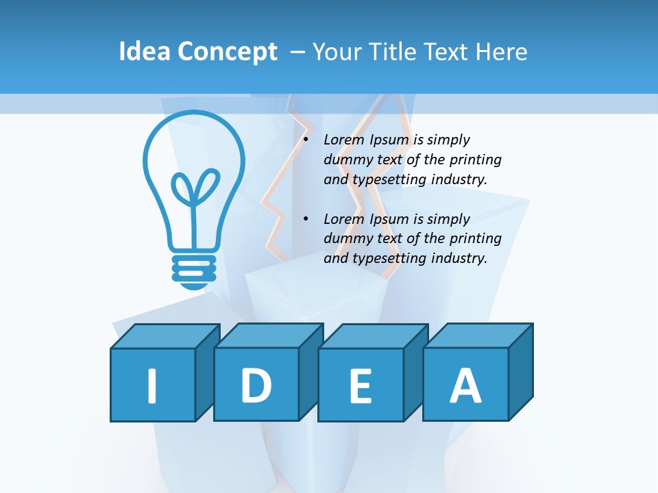 Square Anniversary Card PowerPoint Template