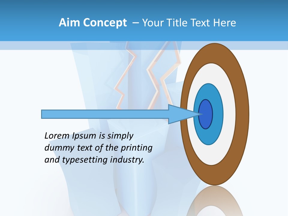 Square Anniversary Card PowerPoint Template