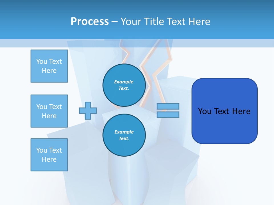 Square Anniversary Card PowerPoint Template