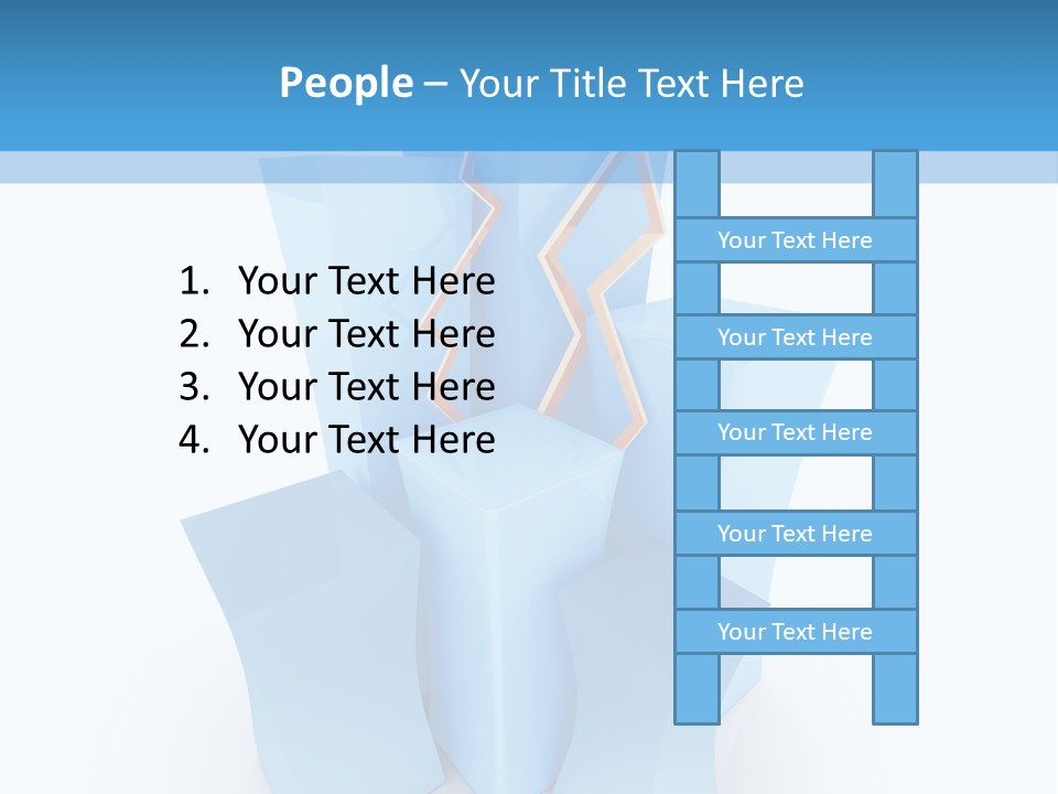 Square Anniversary Card PowerPoint Template