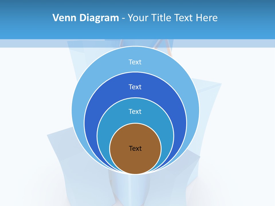 Square Anniversary Card PowerPoint Template