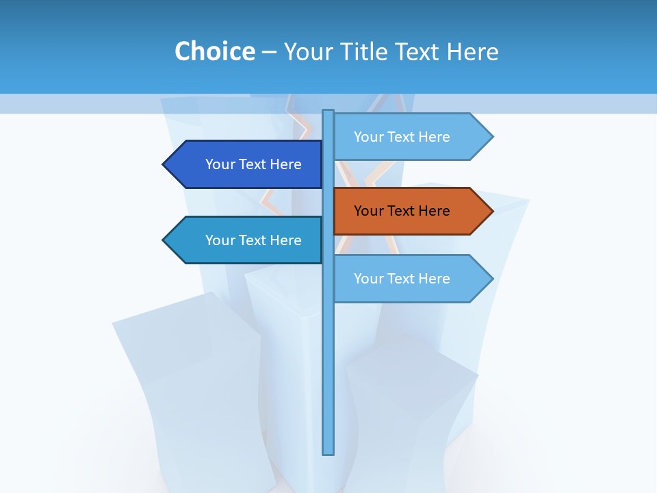 Square Anniversary Card PowerPoint Template