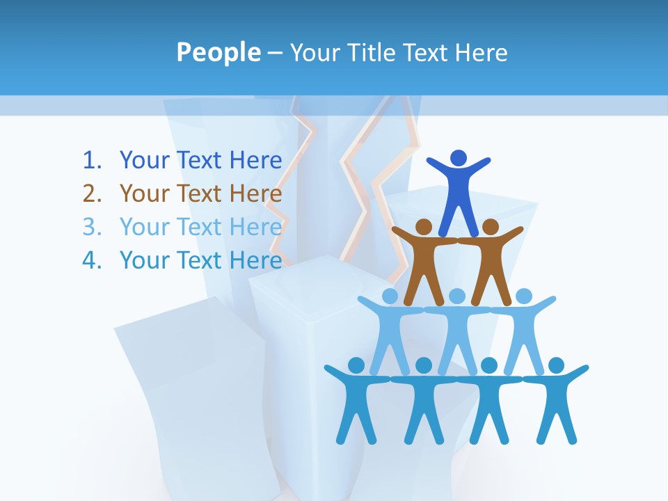 Square Anniversary Card PowerPoint Template