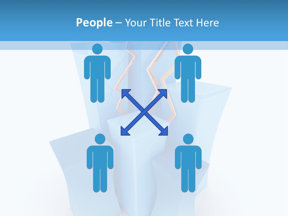 Square Anniversary Card PowerPoint Template