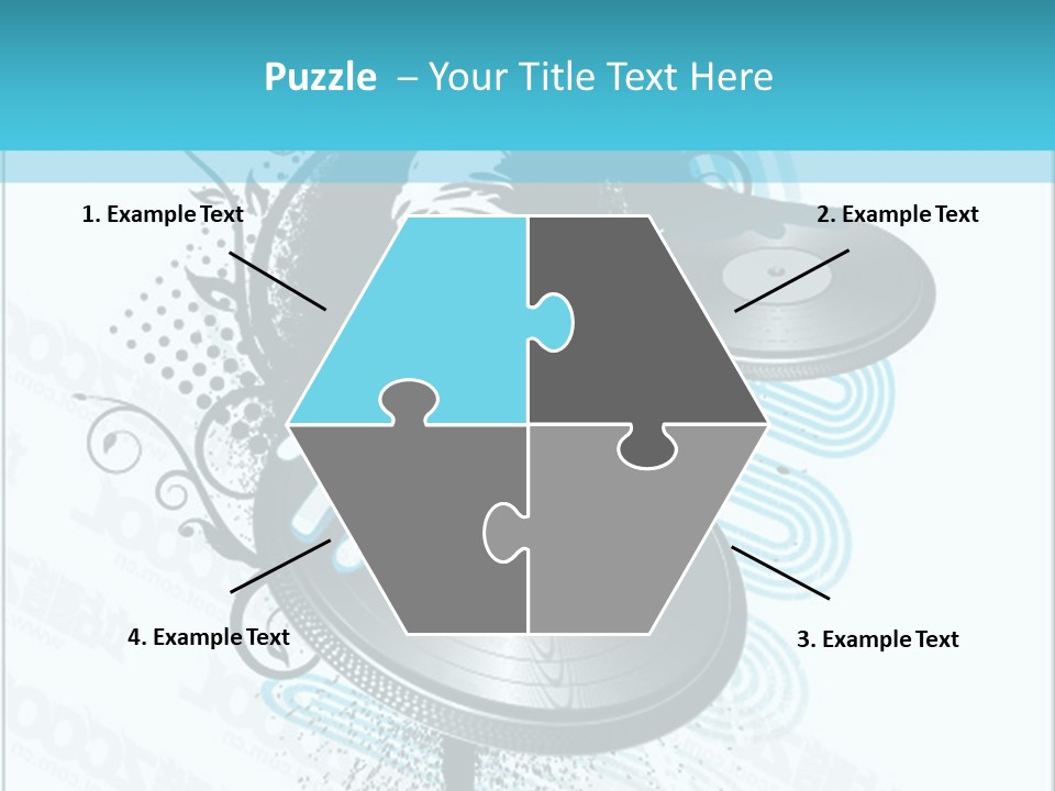 Curve Music Entertainment PowerPoint Template