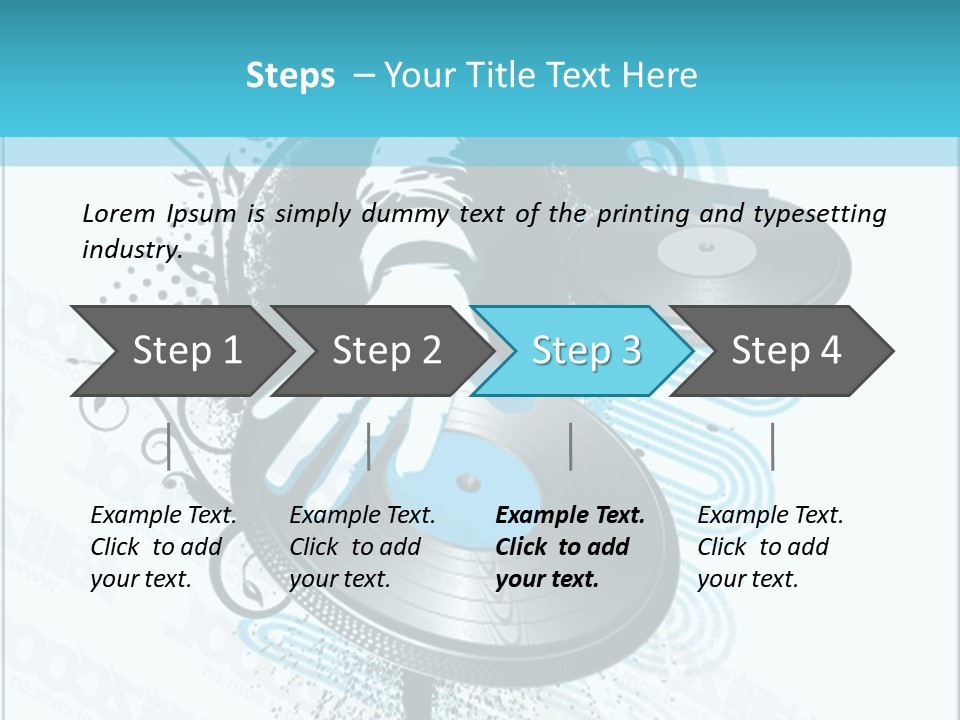 Curve Music Entertainment PowerPoint Template