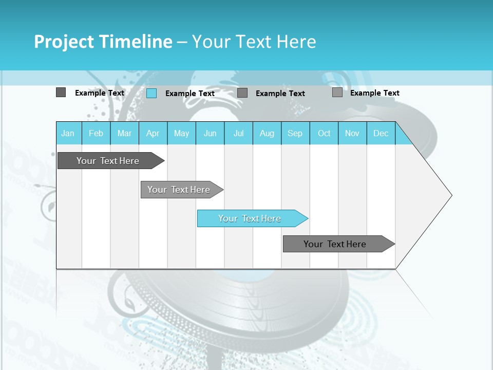 Curve Music Entertainment PowerPoint Template