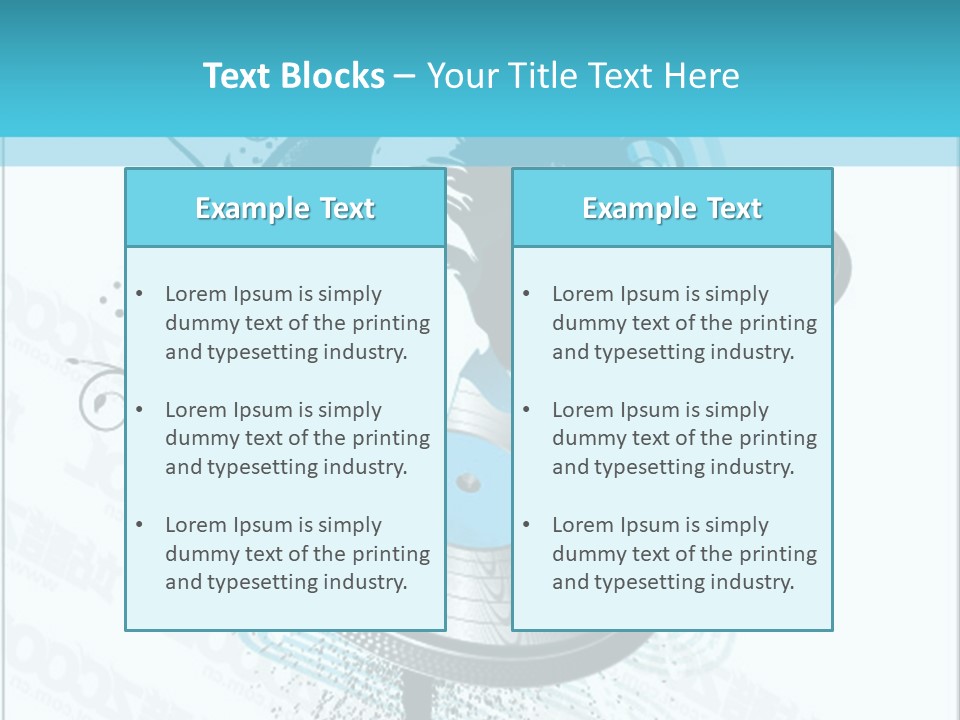Curve Music Entertainment PowerPoint Template