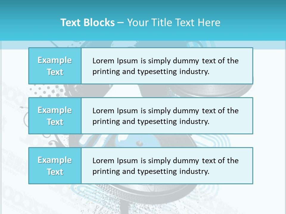 Curve Music Entertainment PowerPoint Template