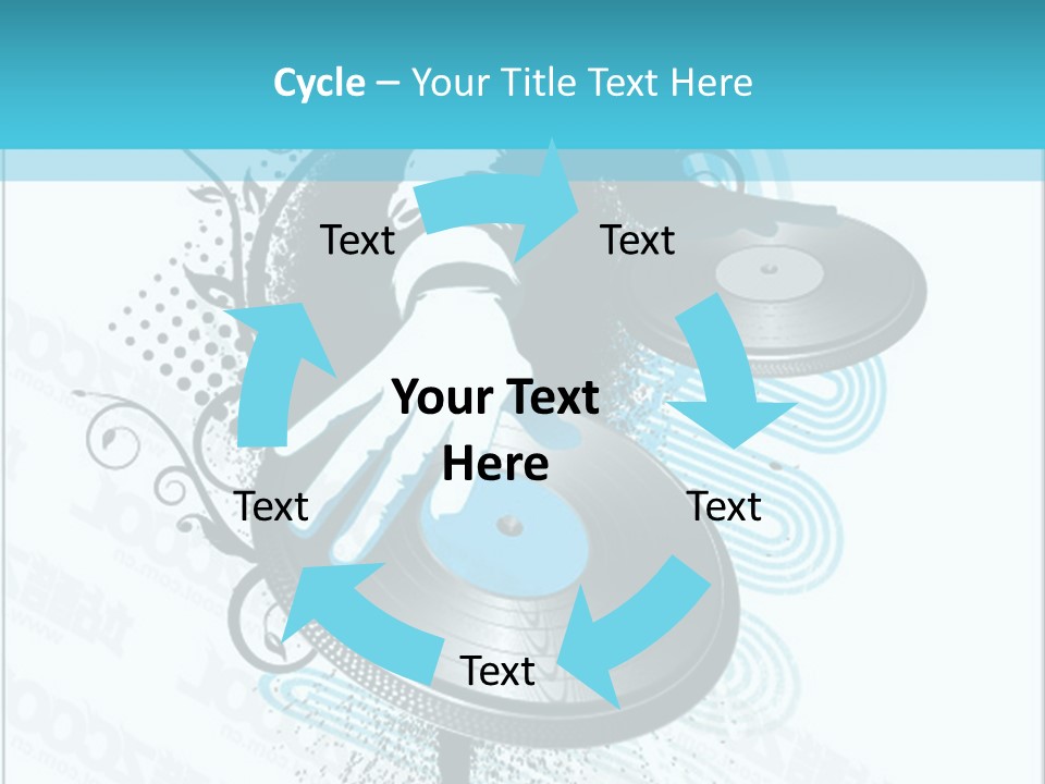 Curve Music Entertainment PowerPoint Template