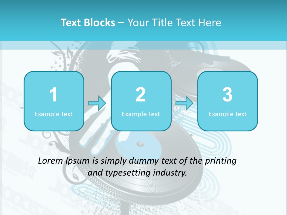 Curve Music Entertainment PowerPoint Template