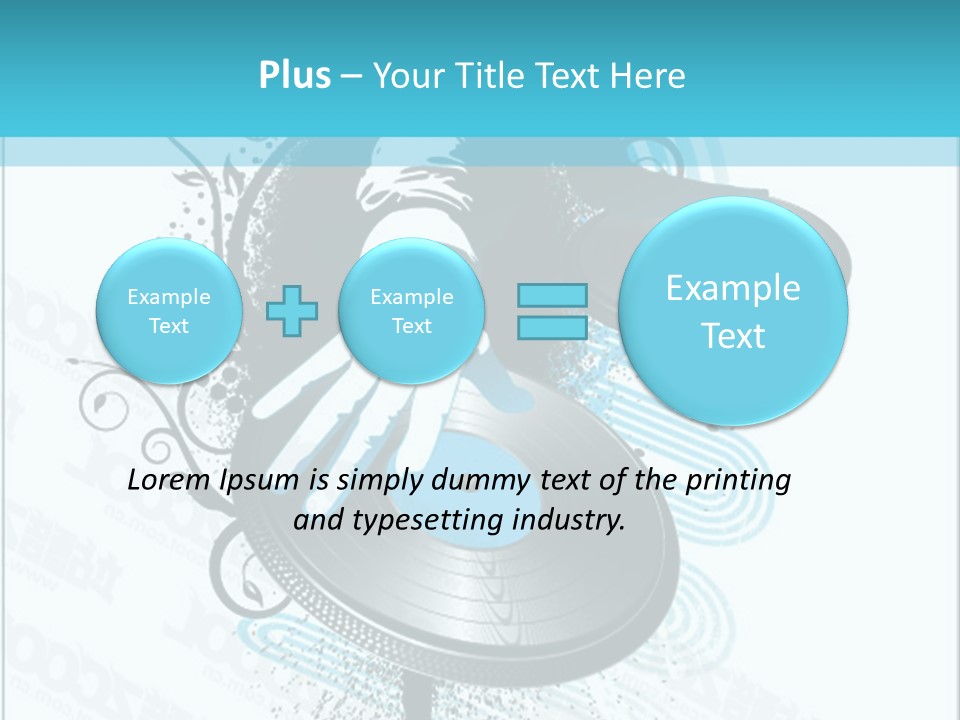 Curve Music Entertainment PowerPoint Template