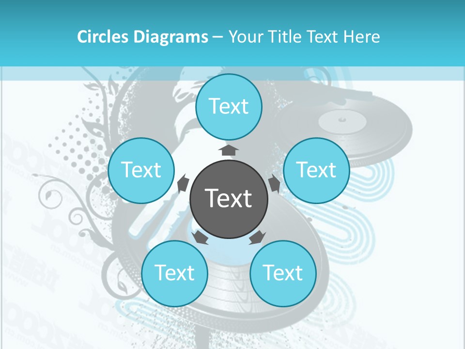 Curve Music Entertainment PowerPoint Template