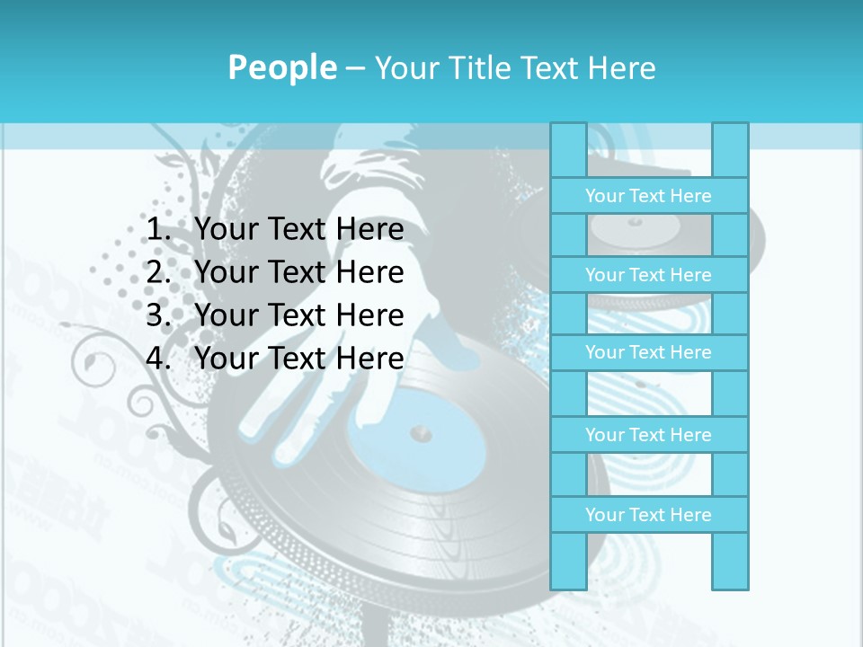 Curve Music Entertainment PowerPoint Template