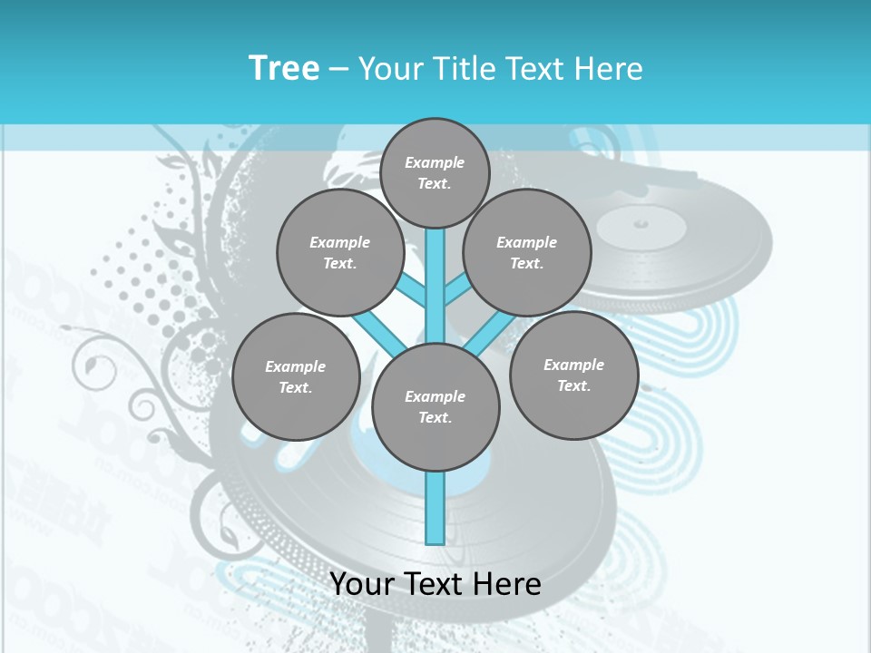 Curve Music Entertainment PowerPoint Template