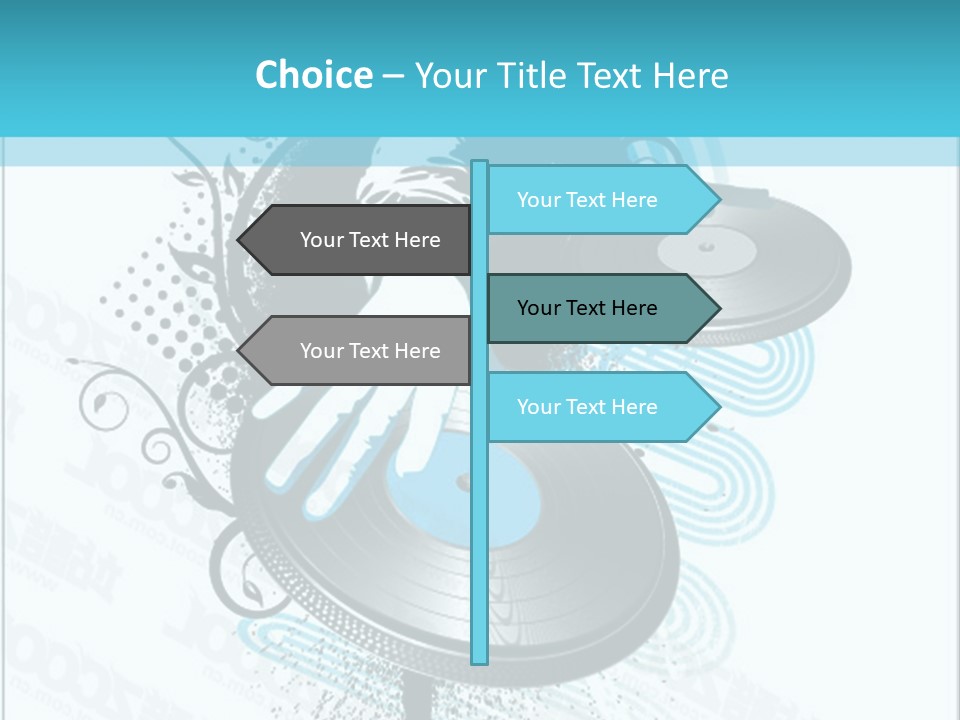 Curve Music Entertainment PowerPoint Template