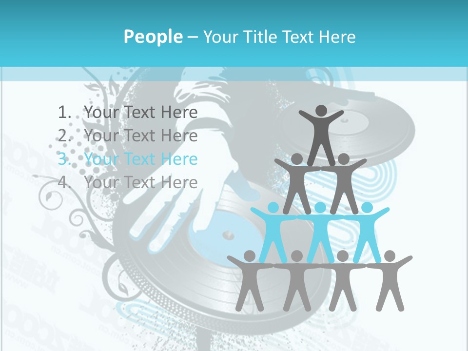 Curve Music Entertainment PowerPoint Template