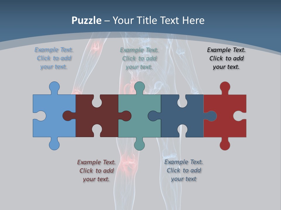 Skeleton Spine Osteoporosis PowerPoint Template
