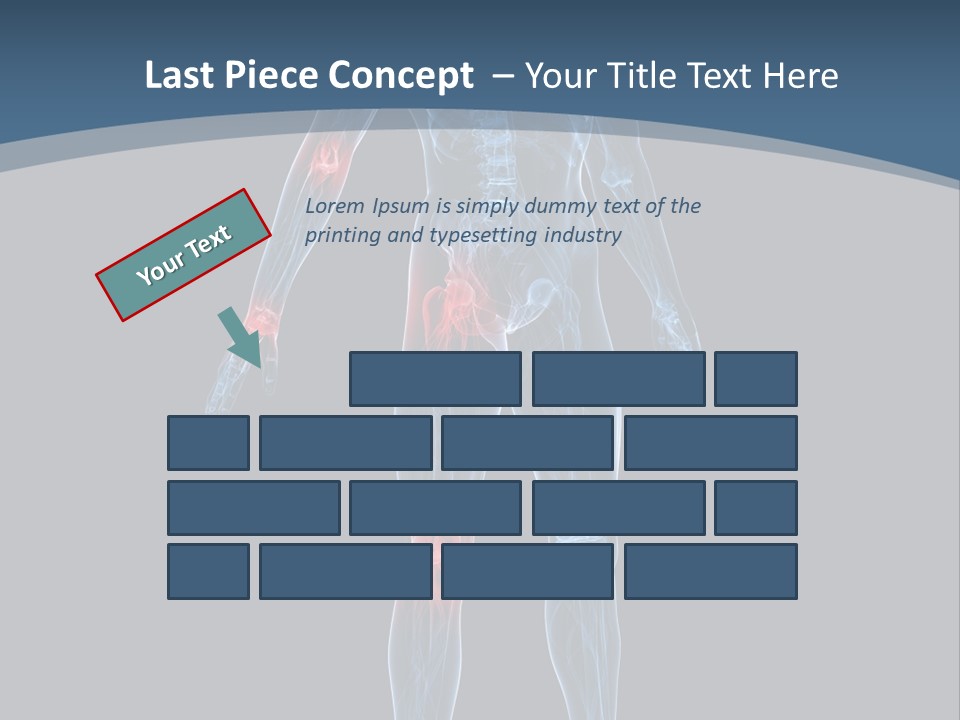 Skeleton Spine Osteoporosis PowerPoint Template