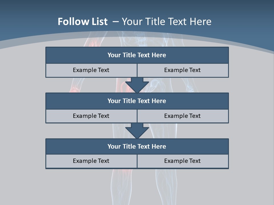 Skeleton Spine Osteoporosis PowerPoint Template