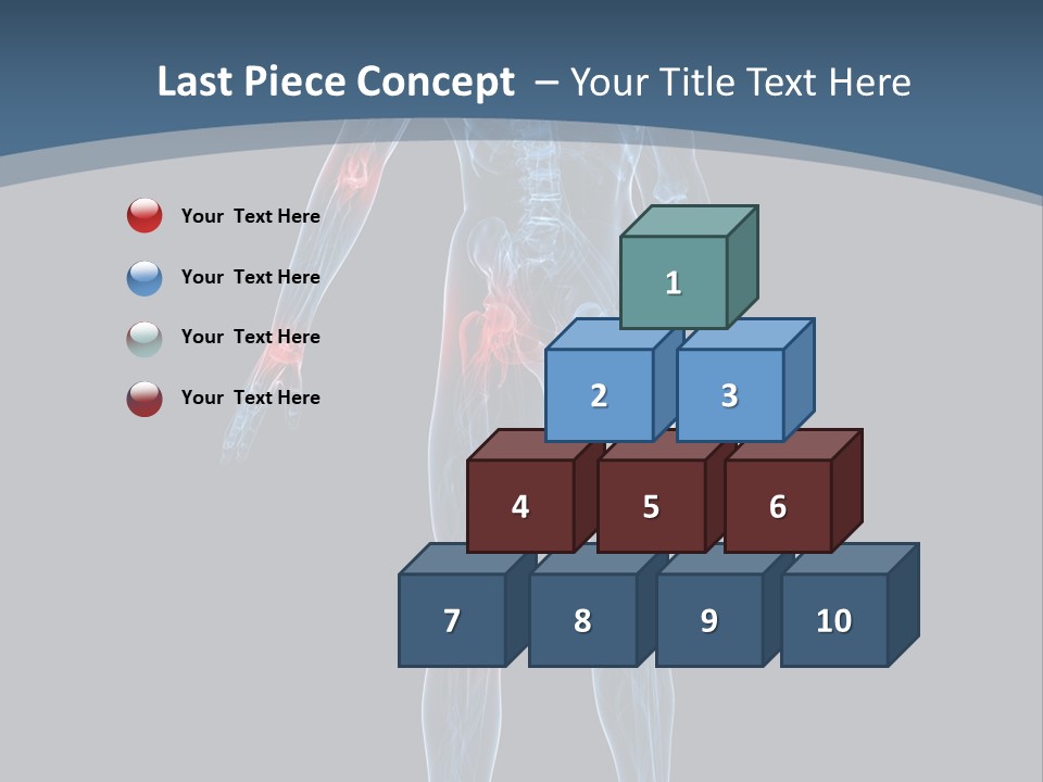 Skeleton Spine Osteoporosis PowerPoint Template
