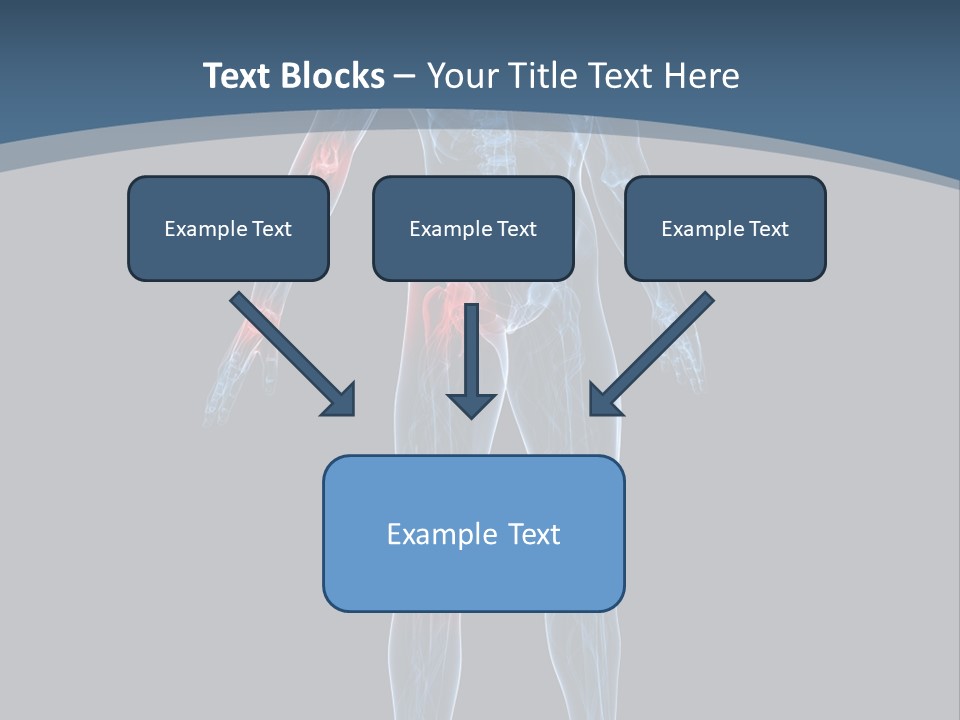Skeleton Spine Osteoporosis PowerPoint Template