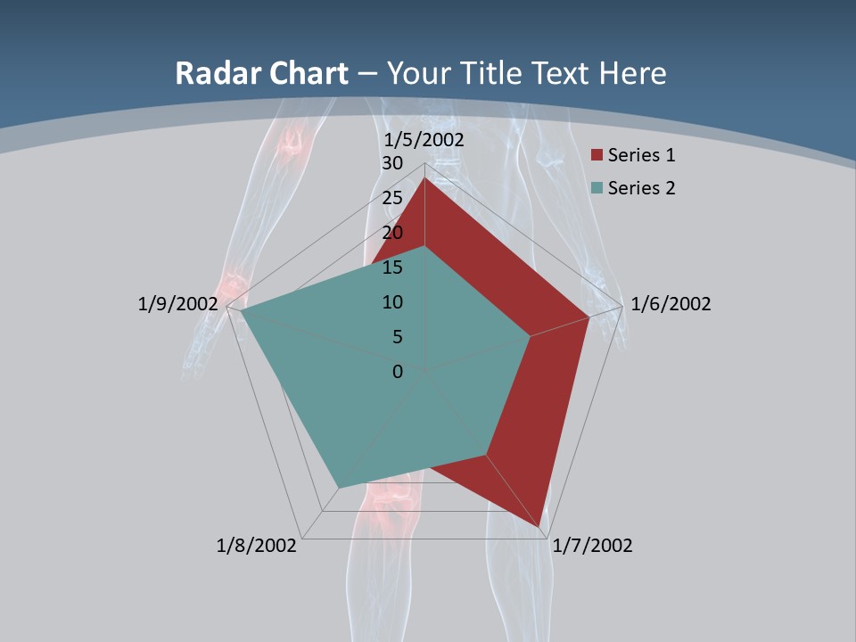 Skeleton Spine Osteoporosis PowerPoint Template