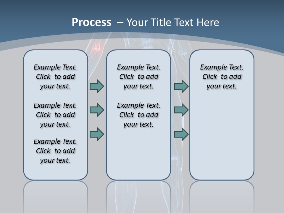 Skeleton Spine Osteoporosis PowerPoint Template