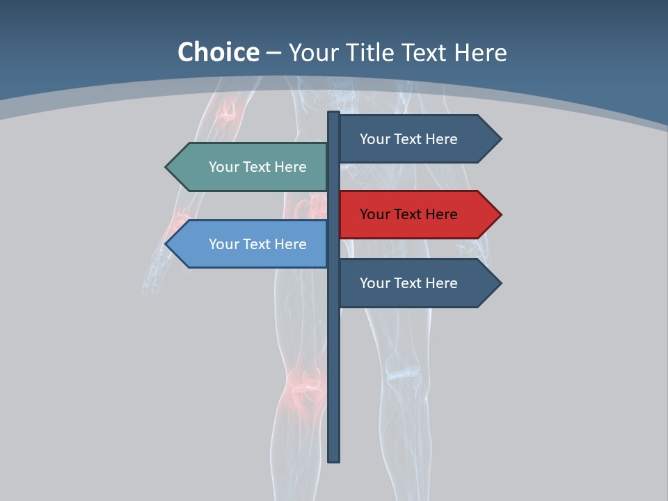 Skeleton Spine Osteoporosis PowerPoint Template