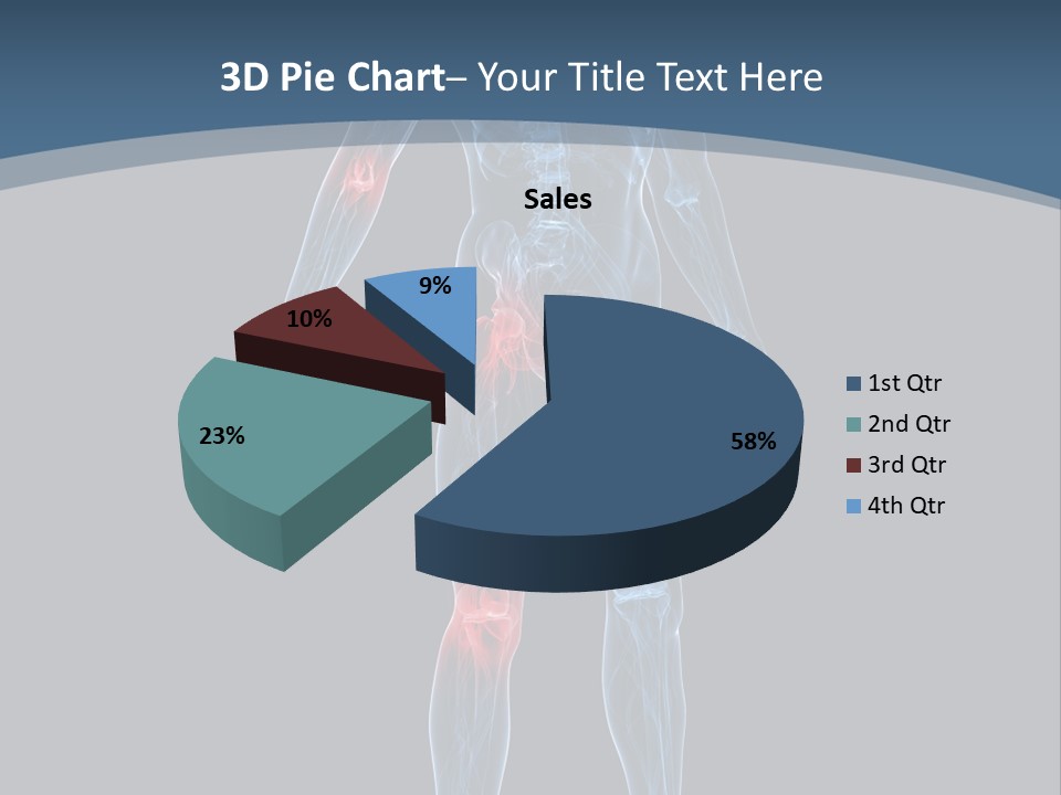 Skeleton Spine Osteoporosis PowerPoint Template