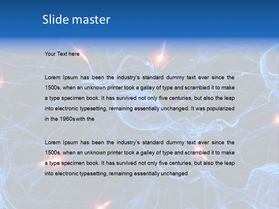 Cell Organism Biological PowerPoint Template