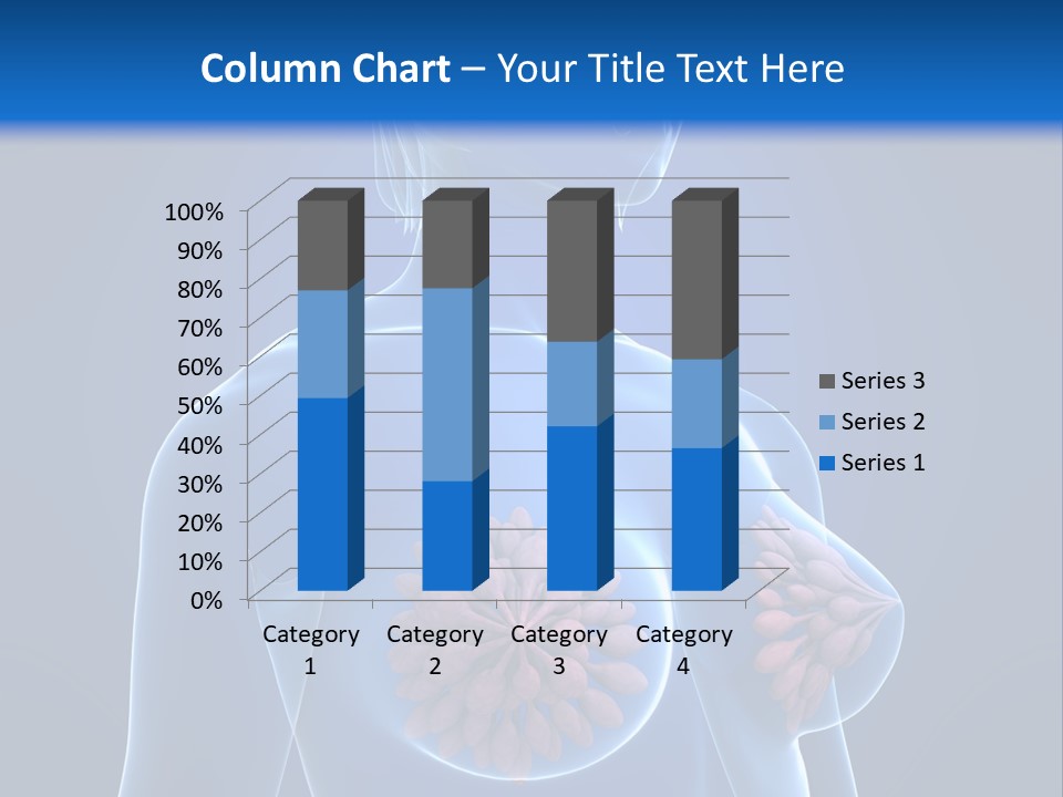 A Woman With Breast Cancer Powerpoint Presentation PowerPoint Template