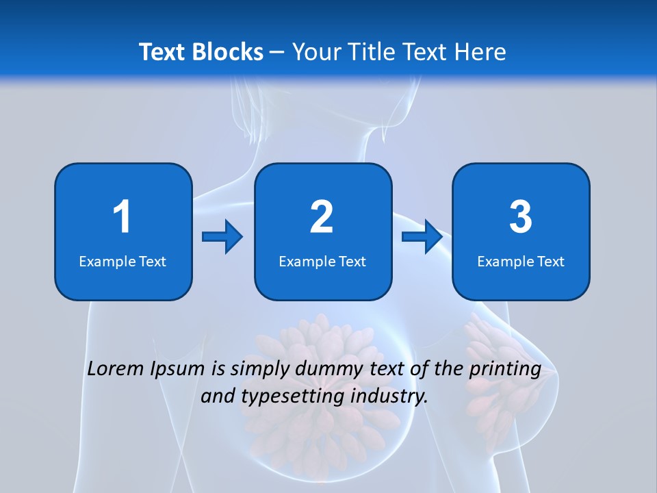 A Woman With Breast Cancer Powerpoint Presentation PowerPoint Template