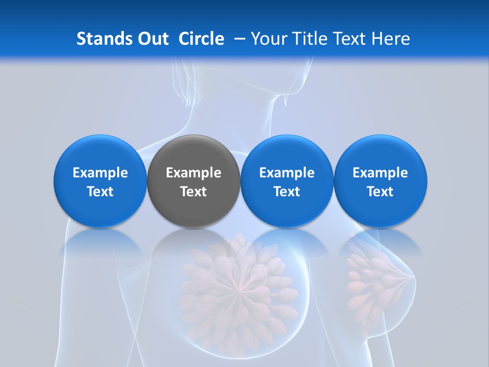 A Woman With Breast Cancer Powerpoint Presentation PowerPoint Template