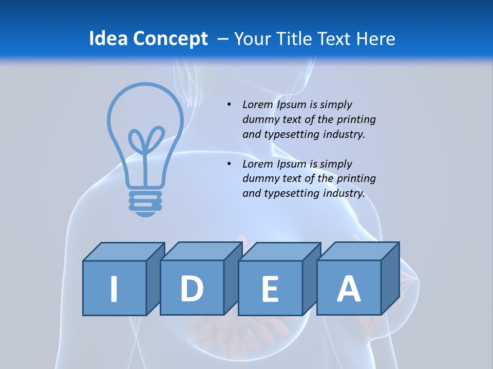 A Woman With Breast Cancer Powerpoint Presentation PowerPoint Template