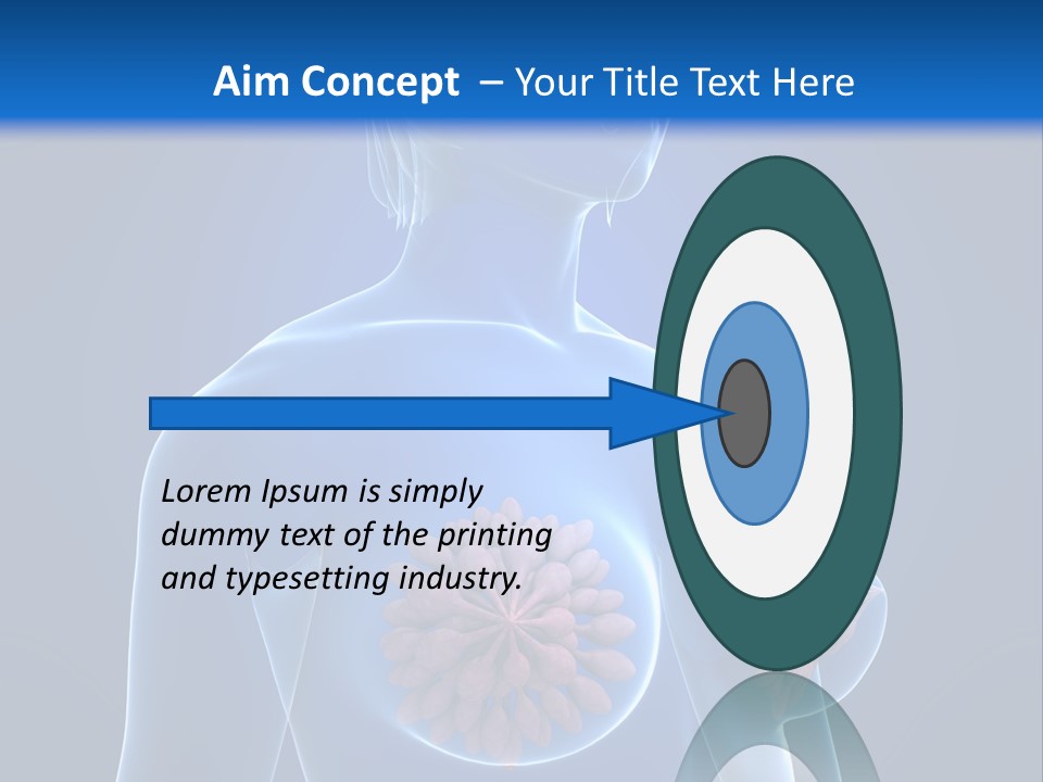 A Woman With Breast Cancer Powerpoint Presentation PowerPoint Template