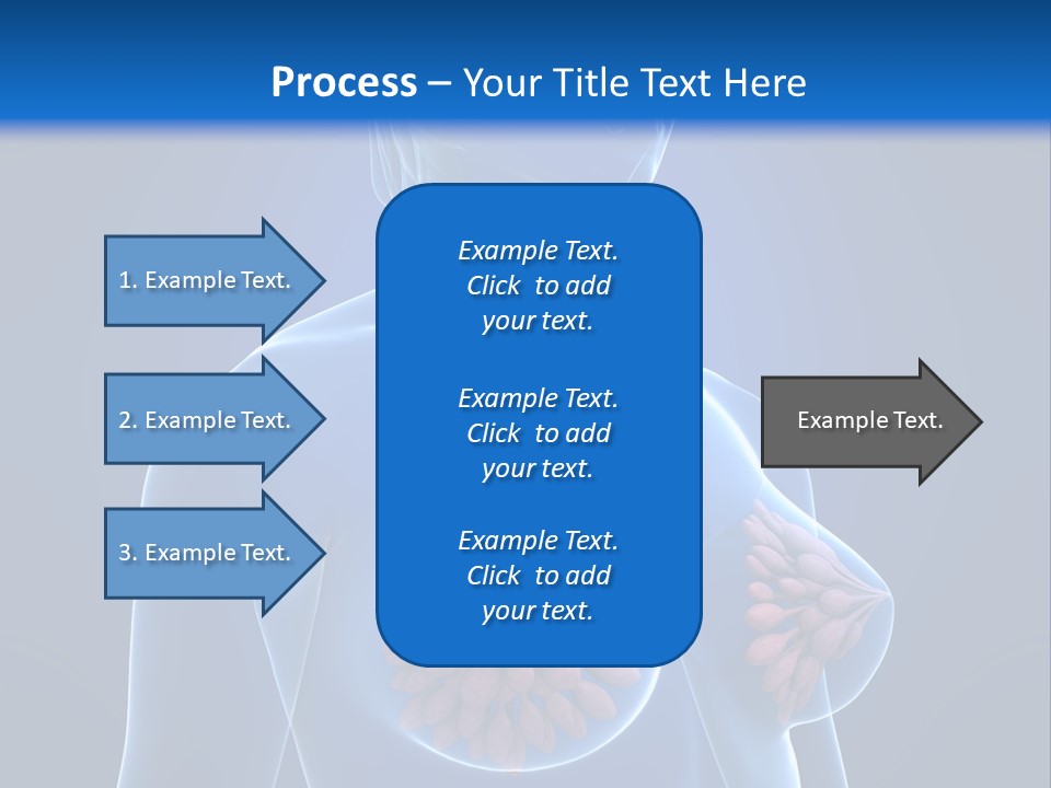 A Woman With Breast Cancer Powerpoint Presentation PowerPoint Template