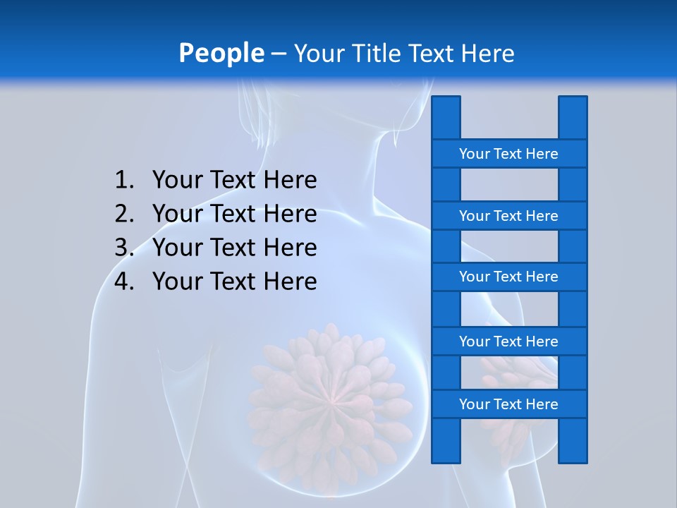 A Woman With Breast Cancer Powerpoint Presentation PowerPoint Template