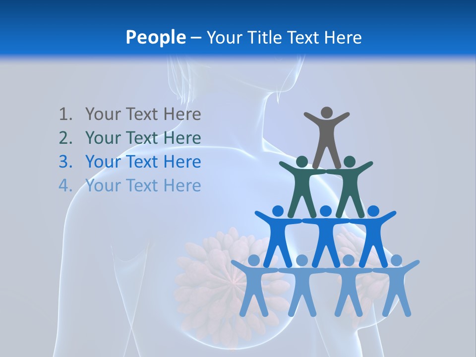 A Woman With Breast Cancer Powerpoint Presentation PowerPoint Template