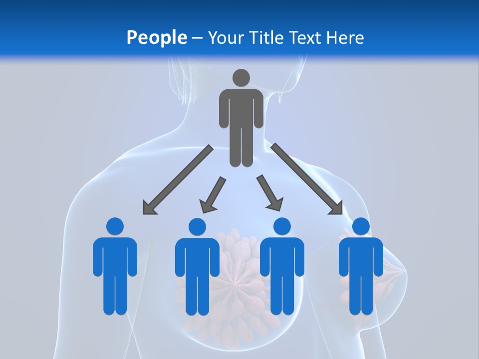 A Woman With Breast Cancer Powerpoint Presentation PowerPoint Template