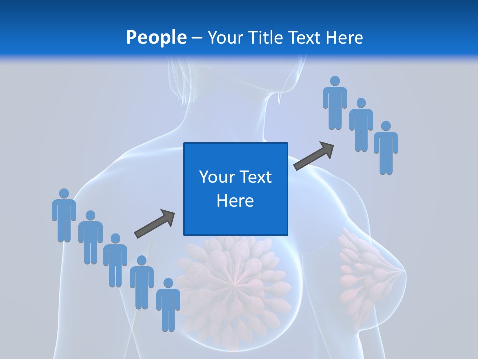 A Woman With Breast Cancer Powerpoint Presentation PowerPoint Template