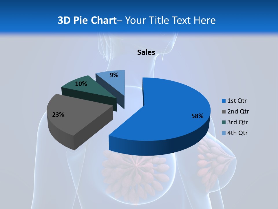A Woman With Breast Cancer Powerpoint Presentation PowerPoint Template