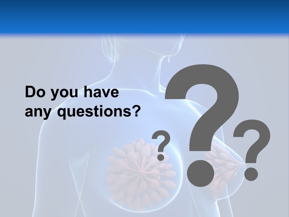 A Woman With Breast Cancer Powerpoint Presentation PowerPoint Template