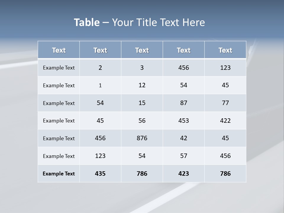 A Blue Semi Truck Driving Down A Highway PowerPoint Template